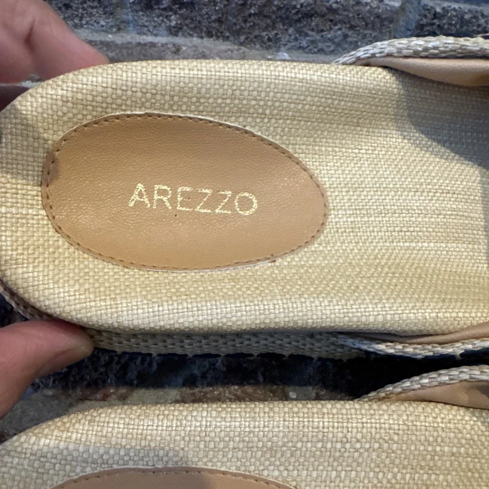 Arezzo Women's Reagan Footbed Sandals US 7.5B Multicolor #531